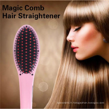 2015 Hot New Professional LCD affichage brosse à cheveux en fer droit